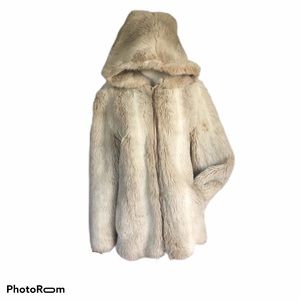 Sears Vintage Fuax Fur Jacket with Faux Fur Coat